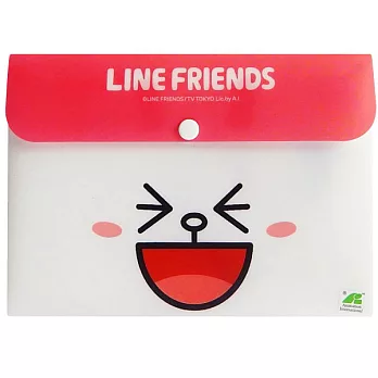 【LINE FRIENDS】B6資料袋(4款隨機)-2入