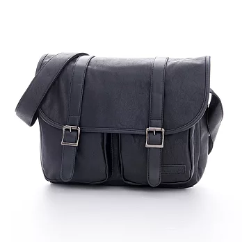 PORTMAN Vintage 皮革側背包 PM153232 暗黑