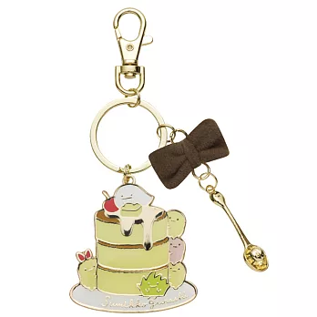 San-X 角落公仔角落咖啡廳系列金屬鑰匙圈。蛋榚