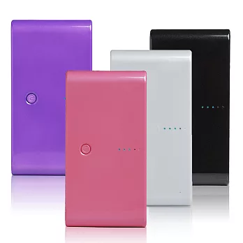 台灣製造 18000series 雙輸出 BSMI認證 行動電源白色
