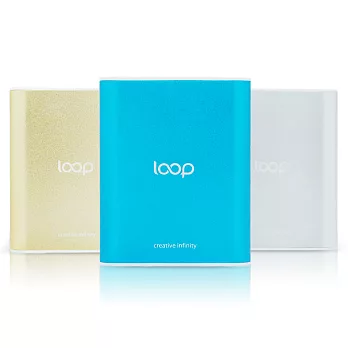 loop 12000series 鋁合金 雙輸出行動電源 PB-120 銀色