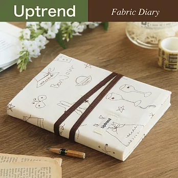 Uptrend Fabric Diary 布手帳│日安，巴黎。
