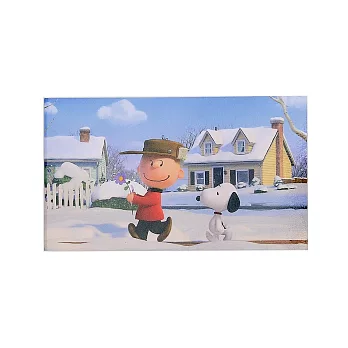 《sun-star》SNOOPY-史努比 The Peanuts Movie系列細長型雙面便條本(愛戀冬天)