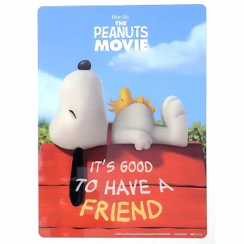 《sun-star》SNOOPY-史努比 The Peanuts Movie系列墊板(悠閒屋頂)