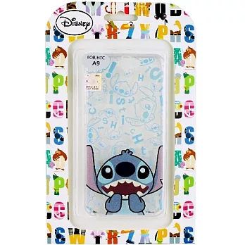 【Disney】HTC One A9 摀嘴系列 彩繪透明保護軟套史迪奇
