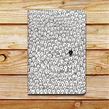 《hahahana》A6筆記本｜黑白兔