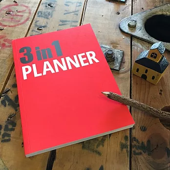 Nuts Design-3in1 Planner 筆記本-紅