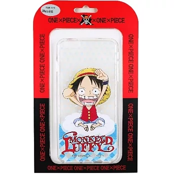 【航海王】iPhone 6/6s 雲朵系列 彩繪透明保護軟套魯夫