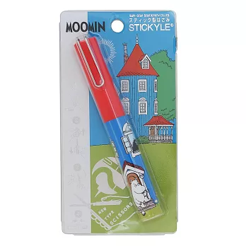 《sun-star》MOOMIN嚕嚕米 stickyle攜帶型剪刀(甜蜜的家)