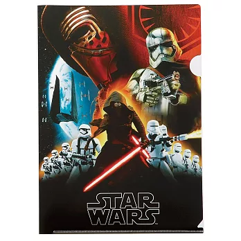 《sun-star》星際大戰第二彈未來金屬質感A4文件夾(Kylo Ren)