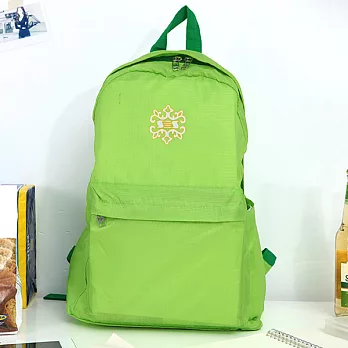 輕量炫色摺疊後背包DF001-GR螢光綠