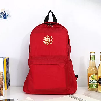 輕量炫色摺疊後背包DF001-RD熱情紅