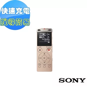 SONY完美焦點錄音筆 4GB(ICD-UX560F)送8G記憶卡(華麗金)新力公司貨