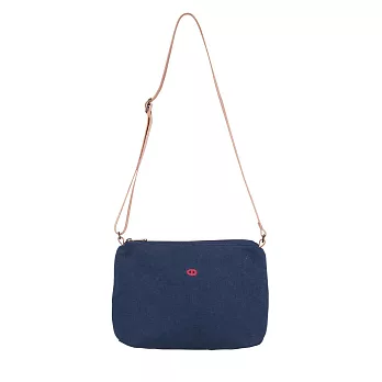 蘑菇帆布斜背包 / 葛蘭 / 深海藍