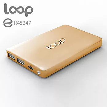 loop 10000mAh 超薄質感 鋁合金 行動電源金