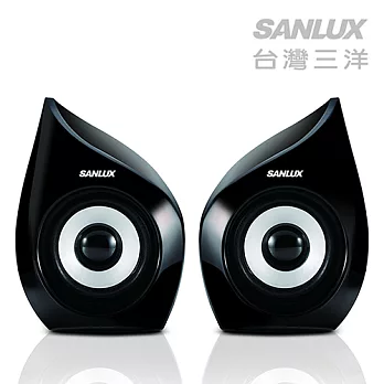 台灣三洋SANLUX 2.0聲道USB多媒體電腦喇叭 (SYSP-235)