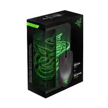 Razer Abyssus 地獄狂蛇滑鼠1800dpi + 2013重裝甲蟲(小)速度型鼠墊
