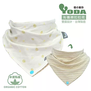 YoDa organic cotton有機棉扣扣兜-幸運瓢蟲幸運瓢蟲