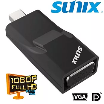 SUNIX Mini DP轉VGA轉換器－D2V27C0