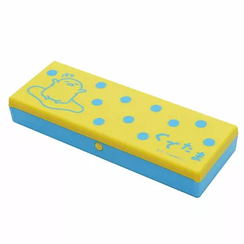 《Sanrio》蛋黃哥輕巧PP塑膠筆盒(元氣萬歲點點)