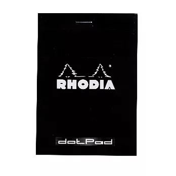 【Rhodia】Basics_N°12上翻裝訂筆記本(點陣/白內頁)(黑)(8.5x12cm)