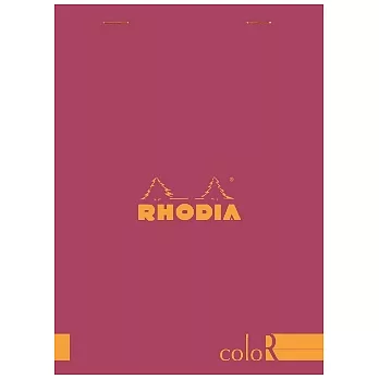 【Rhodia】Basics_N°16彩色上翻裝訂筆記本(橫線/象牙白內頁)(覆盆子)(A5)