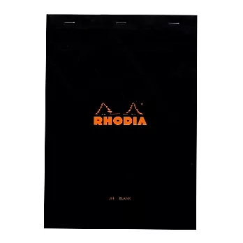 【Rhodia】Basics_N°18上翻裝訂筆記本(空白/白內頁)(黑)(A4)