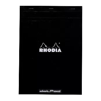 【Rhodia】Basics_N°18上翻裝訂筆記本(點陣/白內頁)(黑)(A4)