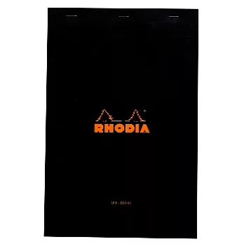 【Rhodia】Basics_N°19上翻裝訂筆記本(空白/白內頁)(黑)(21x31.8cm)