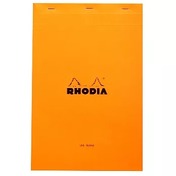 【Rhodia】Basics_N°19上翻裝訂筆記本(空白/白內頁)(橘)(21x31.8cm)