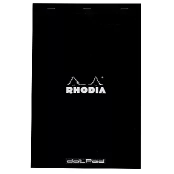 【Rhodia】Basics_N°19上翻裝訂筆記本(點陣/白內頁)(黑)(21x31.8cm)