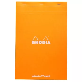 【Rhodia】Basics_N°19上翻裝訂筆記本(點陣/白內頁)(橘)(21x31.8cm)