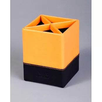 【Rhodia】Boutique_鉛筆筒(橘)(8x8x11cm)