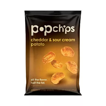 POPchips爆爆洋芋片(切達乳酪&酸奶油口味)
