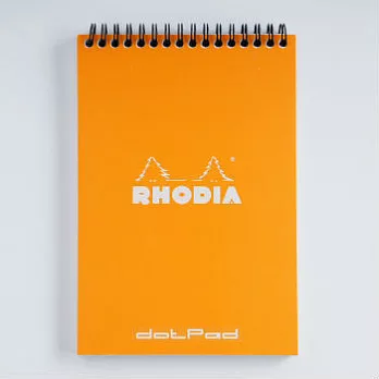 【Rhodia】Classic_A5上翻線圈筆記本(點陣/白內頁)(橘)
