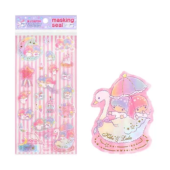 《Sanrio》雙星仙子紙膠帶材質女孩風貼紙
