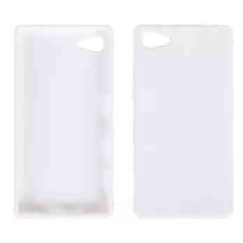 【BIEN】SONY Xperia Z5 Compact 亮麗全彩軟質保護殼 (白)