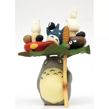 《疊疊樂》龍貓家族 大龍貓撐傘 疊疊樂組 -- Ensky出品