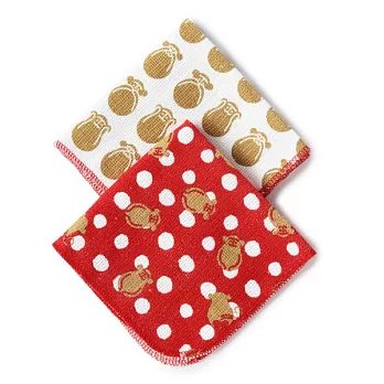 【Afternoon Tea】吉祥小猴廚房抹布2入組（紅色）