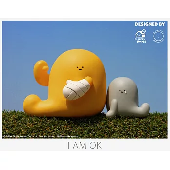 Fluffy House x Bubi Au Yeung 公仔系列-I AM OK