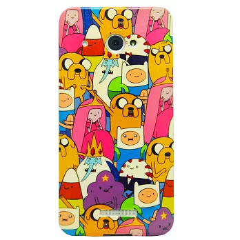 Aztec 探險活寶 HTC Butterfly 矽膠軟手機殼-探險活寶們