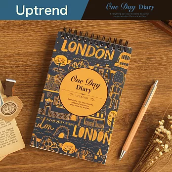 Uptrend one day diary│倫敦散步哲學(線圈本)