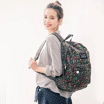 X-SPORTS Ubike必備★輕量&A4抓住你目光幾何紋背包 小鳥樂園(CG30556-3)