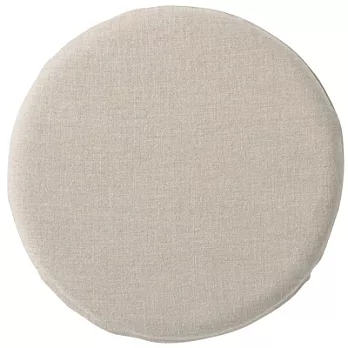 [MUJI無印良品]水洗麻座墊套/原色/圓形原色