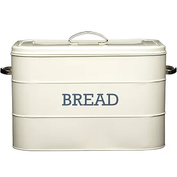 《KitchenCraft》復古麵包收納盒(奶油黃)