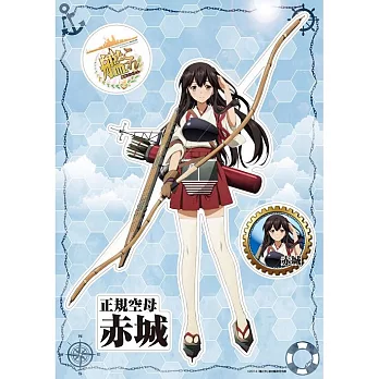 《壁貼》艦隊收藏 艦娘 赤城 布料壁貼 S Size=A5