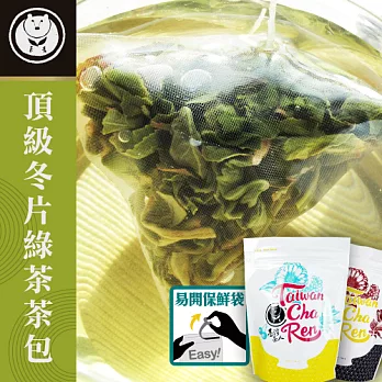 【台灣茶人】頂級冬片綠茶3角立體茶包 油切聖品(18包入)