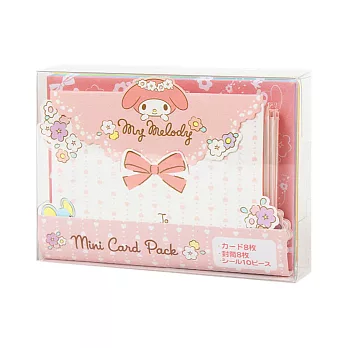 《Sanrio》美樂蒂造型迷你卡片組(甜蜜信箋)