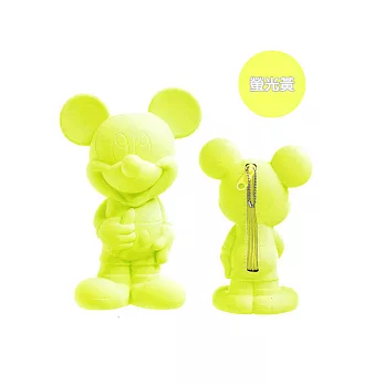 《sun-star》Penke-Penke 迪士尼米奇造型炫彩矽膠筆袋(螢光黃)