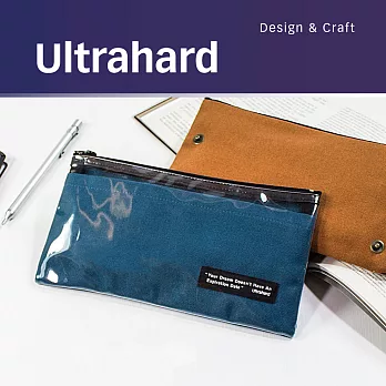 Ultrahard Classic Motto經典格言系列 巧扣透明收納包﹣夢想(靛藍)